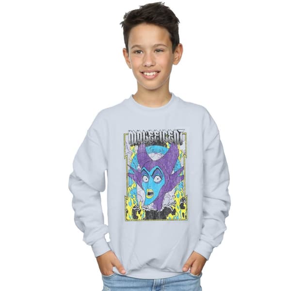 Disney Sweatshirt med Maleficent-affisch för pojkar