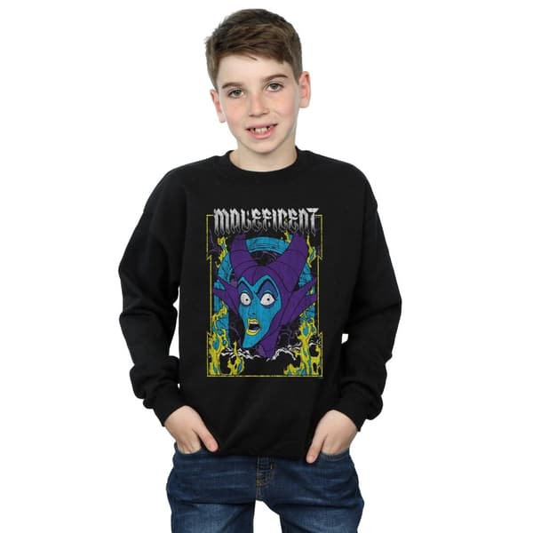 Disney Sweatshirt med Maleficent-affisch för pojkar