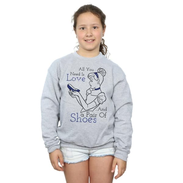 Disney Princess Girls All You Need Is Love Sweatshirt
