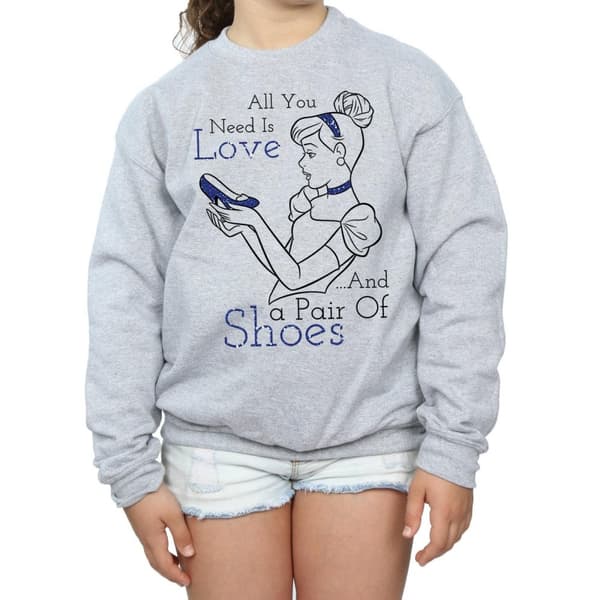 Disney Princess Girls All You Need Is Love Sweatshirt