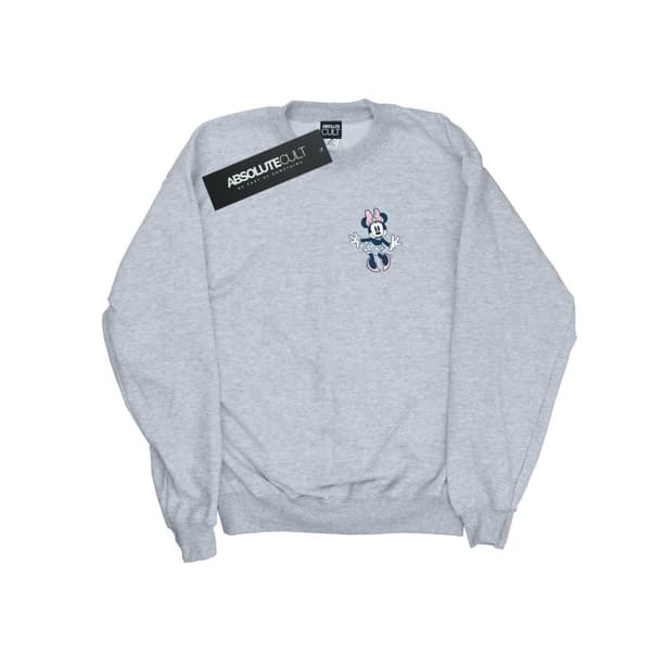 Disney Dam/kvinnor Minnie Mouse Dancing Chest Sweatshirt