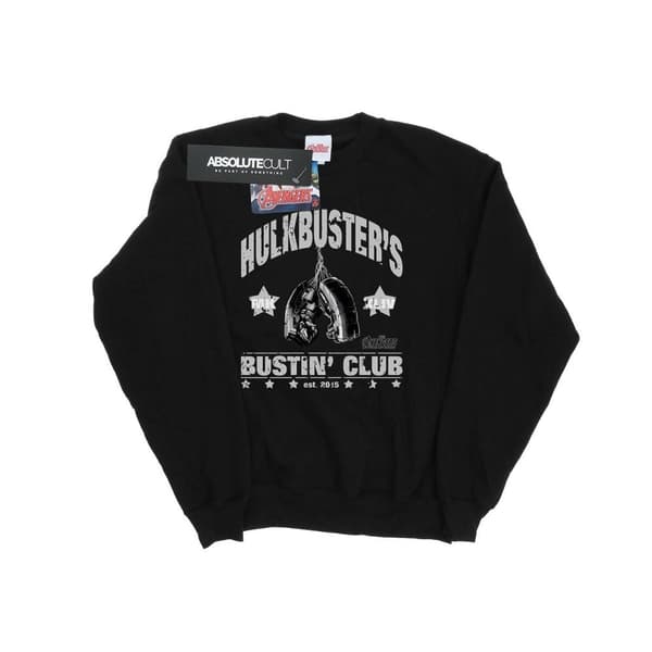 Marvel Mens Iron Man Hulkbuster´s Bustin´ Club Sweatshirt