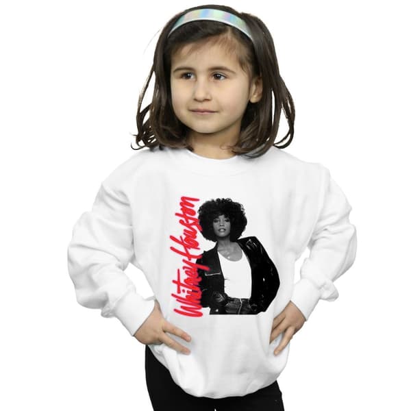 Whitney Houston Girls Whitney Pose Sweatshirt