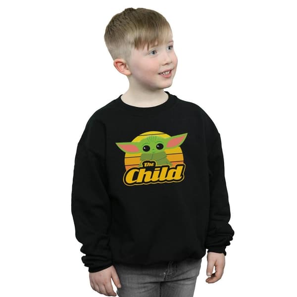 Star Wars Boys The Mandalorian The Child Retro Sweatshirt