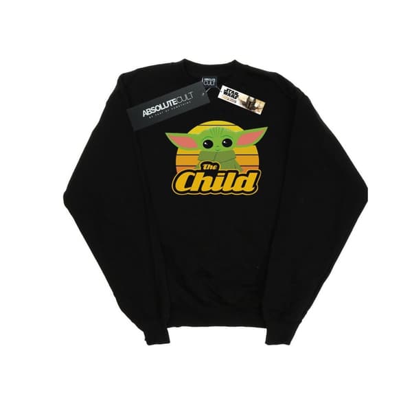 Star Wars Boys The Mandalorian The Child Retro Sweatshirt
