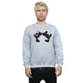 Miniatyrbillede 2 af 3: Disney Mens Mickey Minnie Kiss Silhouette Sweatshirt