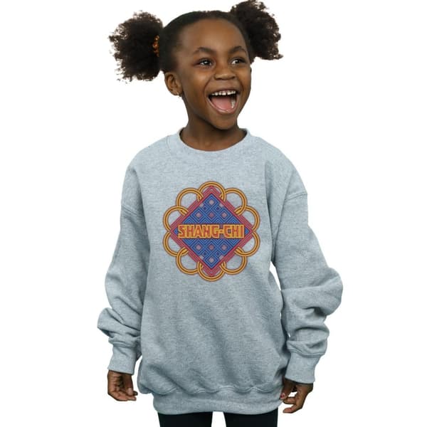Marvel Girls Shang-Chi And The Legend Of The Ten Rings Neon Ring Logo Sweatshirt