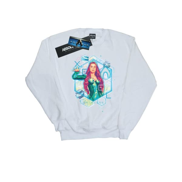 DC Comics Mens Aquaman Mera Geometric Sweatshirt