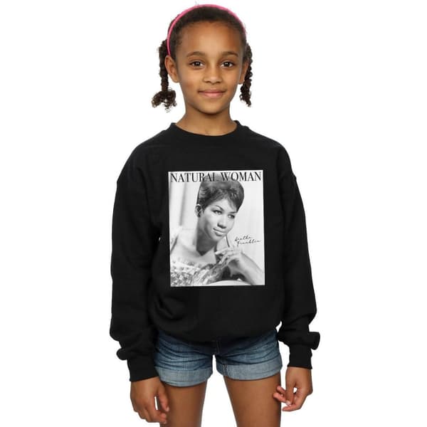 Aretha Franklin Girls Natural Woman Sweatshirt