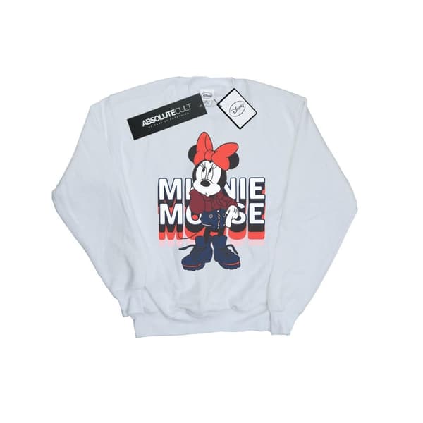 Disney Dam/Tjej Minnie Mouse I Hoodie Sweatshirt