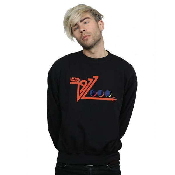 Star Wars Mens Retro 1977 Death Star Sweatshirt