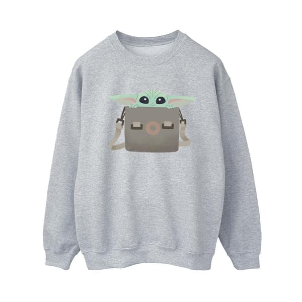 Star Wars Dam/Tjej The Mandalorian Grogu Luggage Sweatshirt