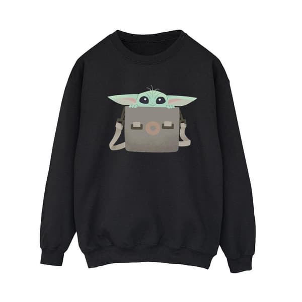 Star Wars Dam/Tjej The Mandalorian Grogu Luggage Sweatshirt