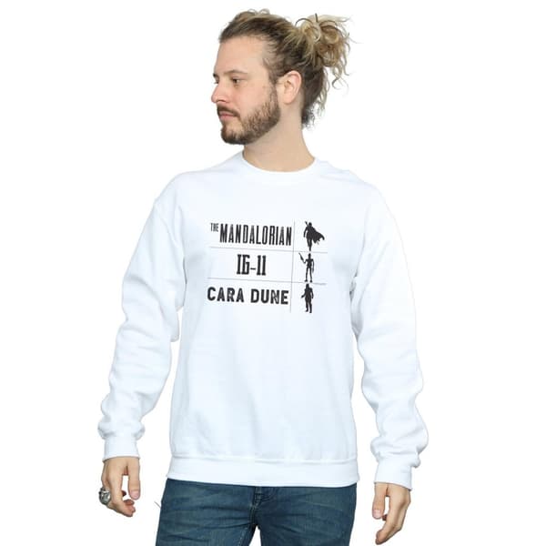 Star Wars Mens The Mandalorian Warrior Silhouettes Sweatshirt