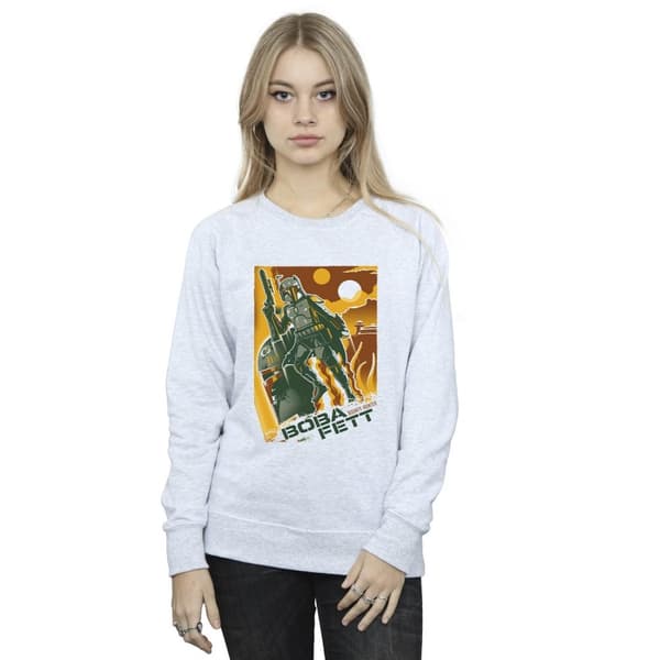 Star Wars Dam/Tjej Boba Fett Collage Sweatshirt