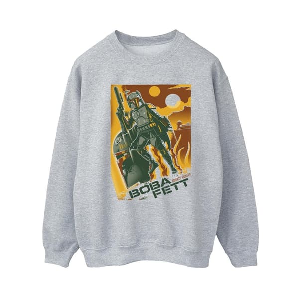 Star Wars Dam/Tjej Boba Fett Collage Sweatshirt