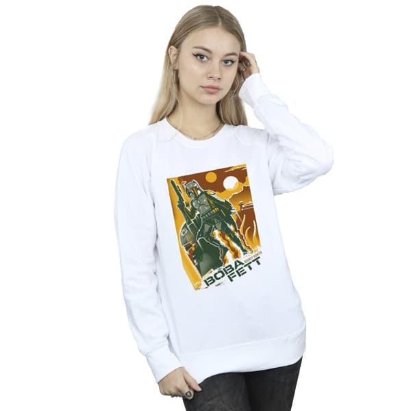 Star Wars Dam/Tjej Boba Fett Collage Sweatshirt