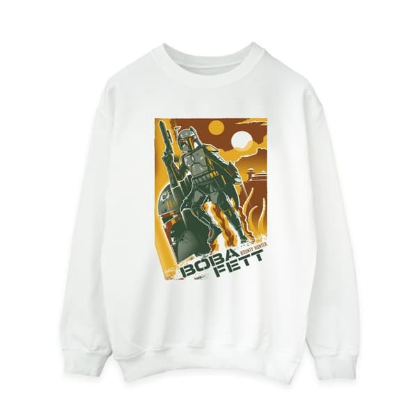 Star Wars Dam/Tjej Boba Fett Collage Sweatshirt