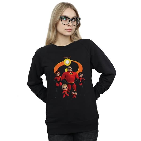 Disney Sweatshirt med grupplogotyp för kvinnor/damer - Incredibles 2