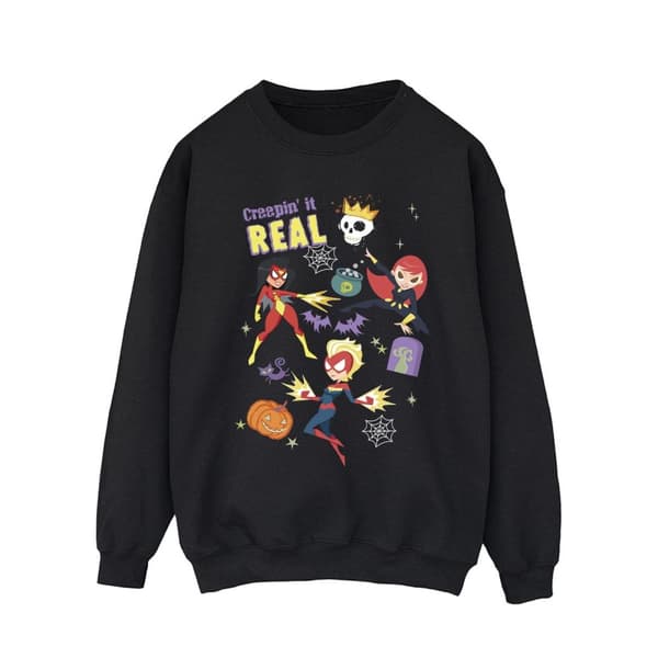 Marvel Mens Creepin It Real Sweatshirt