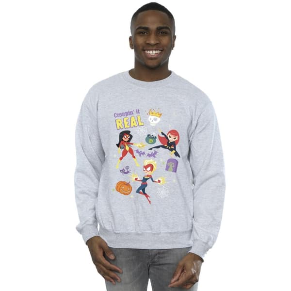 Marvel Mens Creepin It Real Sweatshirt
