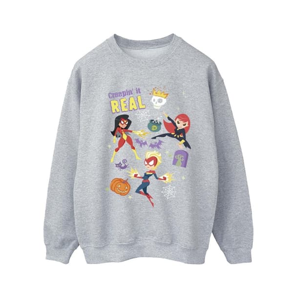 Marvel Mens Creepin It Real Sweatshirt