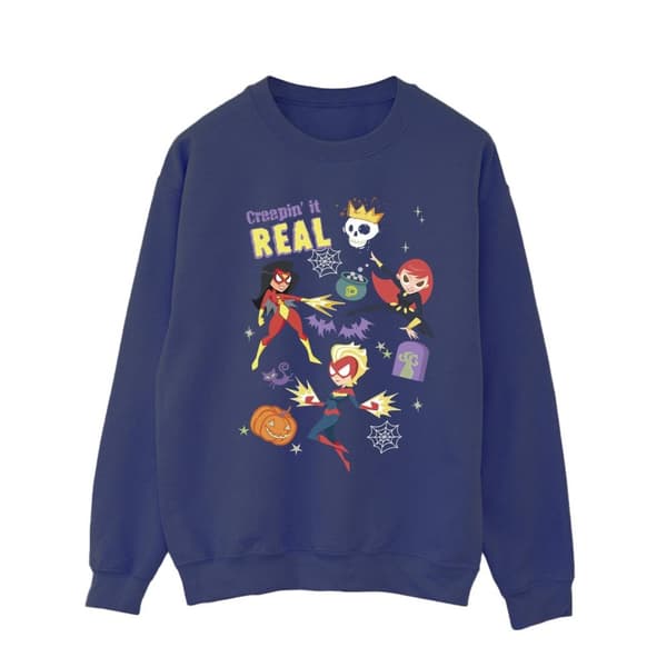 Marvel Mens Creepin It Real Sweatshirt