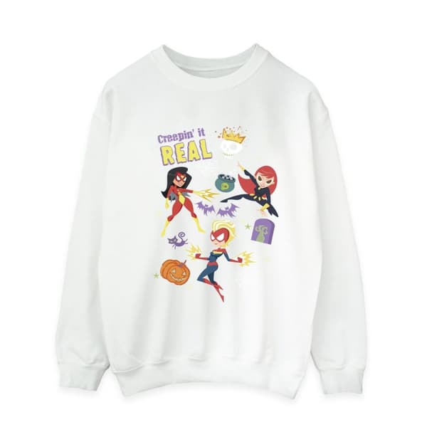 Marvel Mens Creepin It Real Sweatshirt