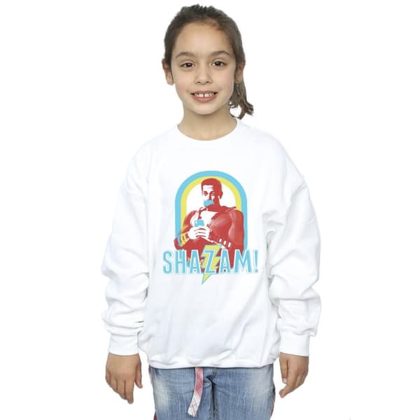DC Comics Girls Shazam Buble Gum Frame Sweatshirt