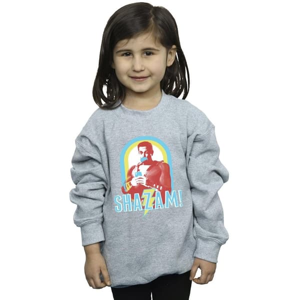 DC Comics Girls Shazam Buble Gum Frame Sweatshirt