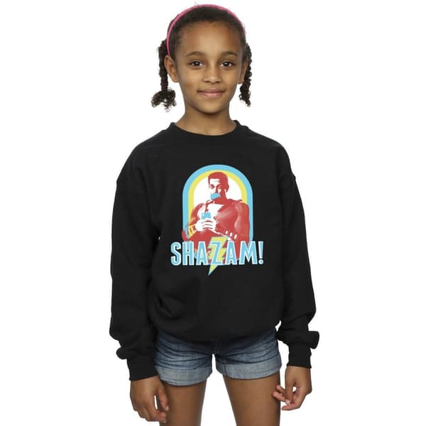 DC Comics Girls Shazam Buble Gum Frame Sweatshirt