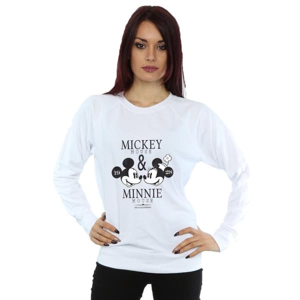 Disney Womens/Ladies Mickey And Minnie Mouse Mousecrush Mondays Sweatshirt