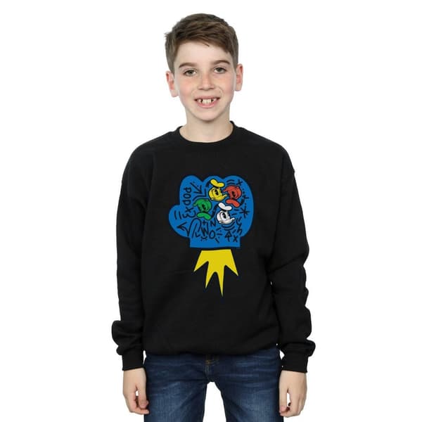Disney Boys Donald Duck Pop Fist Sweatshirt