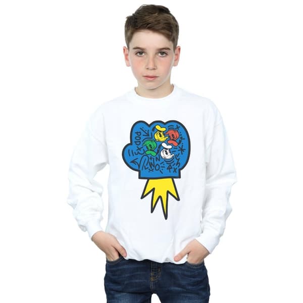 Disney Boys Donald Duck Pop Fist Sweatshirt