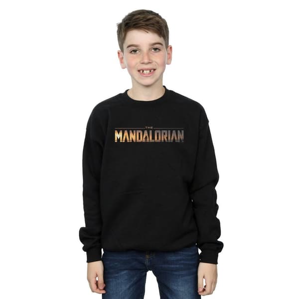 Star Wars Pojkar - The Mandalorian Series - Sweatshirt med logotyp