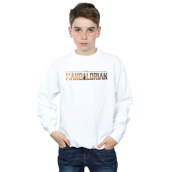 Star Wars Pojkar - The Mandalorian Series - Sweatshirt med logotyp