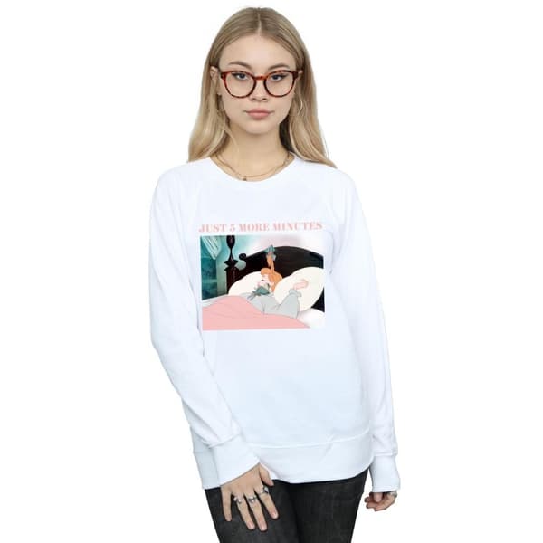 Disney Womens/Ladies Princess Just Five More Minutes Sweatshirt