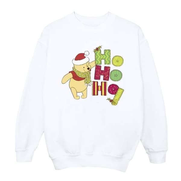 Disney Dam/Tjej Winnie The Pooh Ho Ho Ho Halsduk Sweatshirt