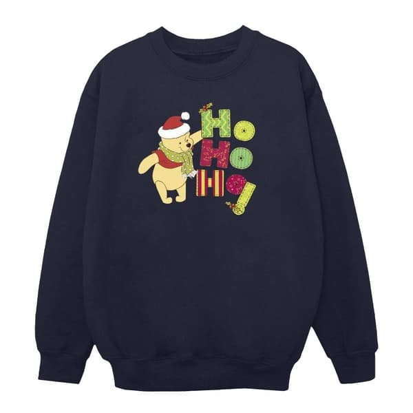 Disney Dam/Tjej Winnie The Pooh Ho Ho Ho Halsduk Sweatshirt