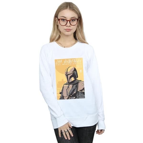 Star Wars Sweatshirt med konstaffisch från The Mandalorian för damer/kvinnor