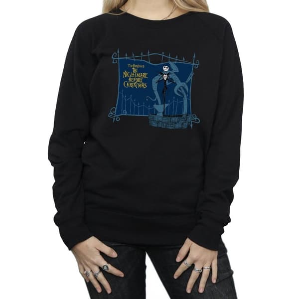 Disney Womens/Ladies Nightmare Before Christmas Jack And The Well Sweatshirt