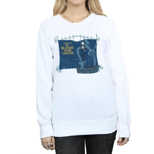 Disney Womens/Ladies Nightmare Before Christmas Jack And The Well Sweatshirt