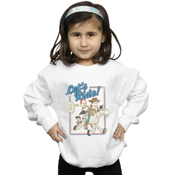 Disney Girls Toy Story 4 Let´s Ride Sweatshirt