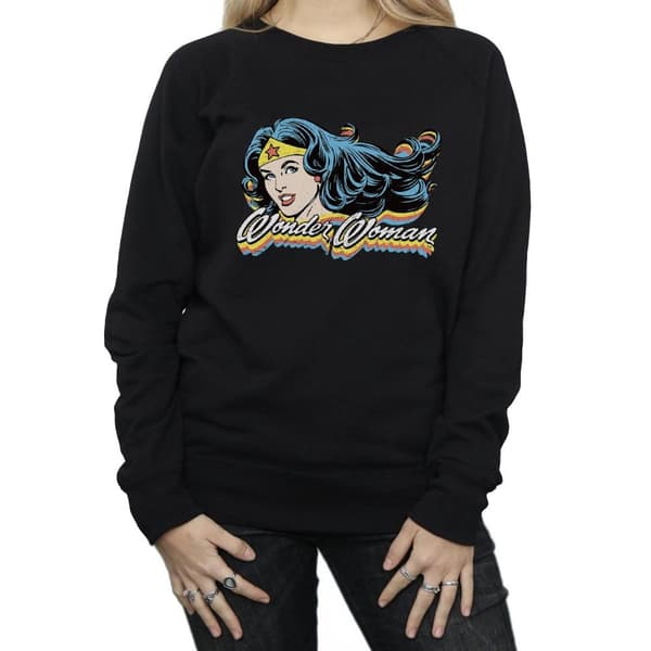 DC Comics Sweatshirt - Kvinnor/Damer Wonder Woman Smile