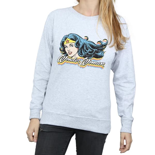 DC Comics Sweatshirt - Kvinnor/Damer Wonder Woman Smile