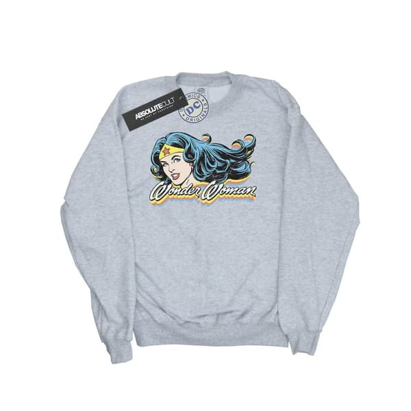 DC Comics Sweatshirt - Kvinnor/Damer Wonder Woman Smile