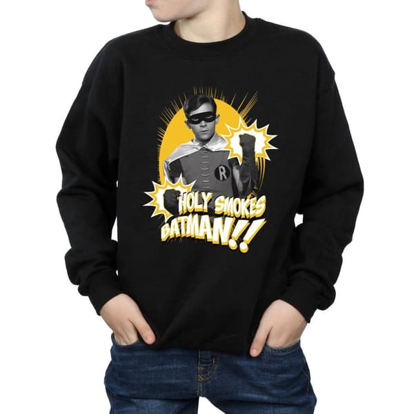 DC Comics Pojkar Batman TV Series Robin Holy Smokes Sweatshirt