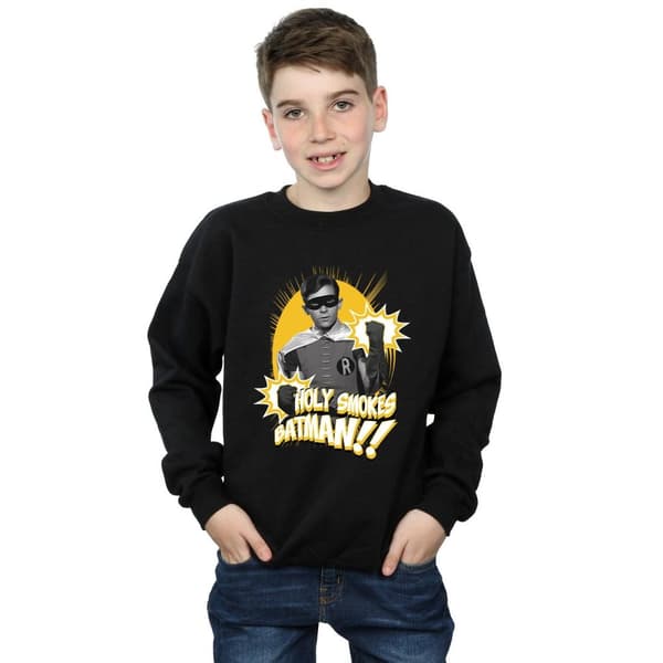DC Comics Pojkar Batman TV Series Robin Holy Smokes Sweatshirt