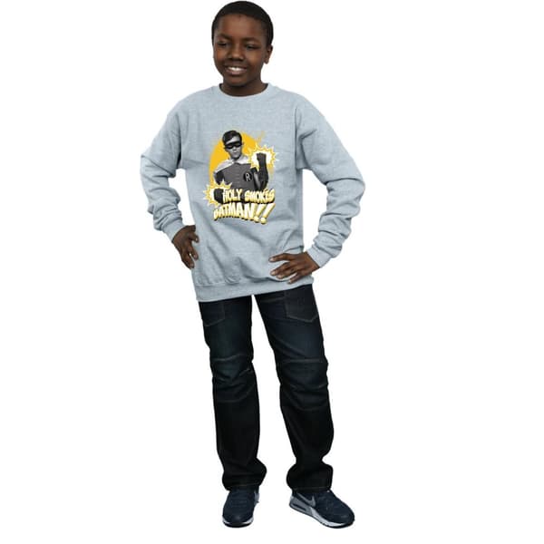 DC Comics Pojkar Batman TV Series Robin Holy Smokes Sweatshirt