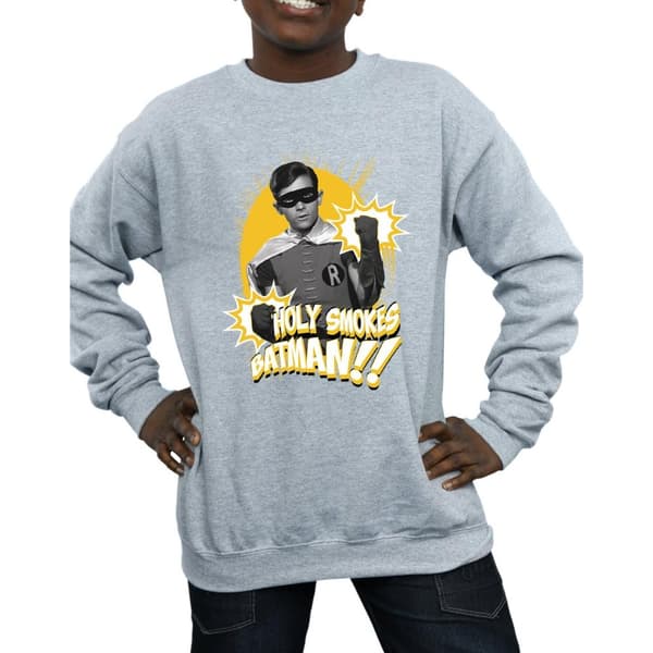 DC Comics Boys Batman TV Series Robin Holy Smokes Sweatshirt